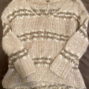 EUC Free People Stripe Sweater Size Small